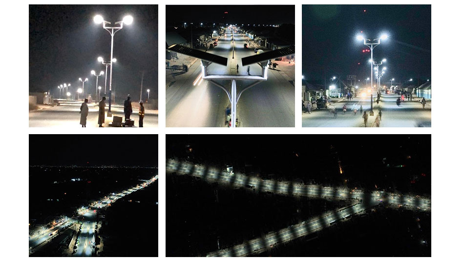 Microwave Sensor 100W For Main Road High Way Outdoor Integrated Solar Powered Led Logo Led Street Light 