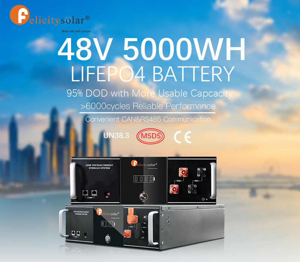 LPBA 5KWH Lifepo4 Power Wall 100ah 48V Lithium Battery For Off Grid Solar System