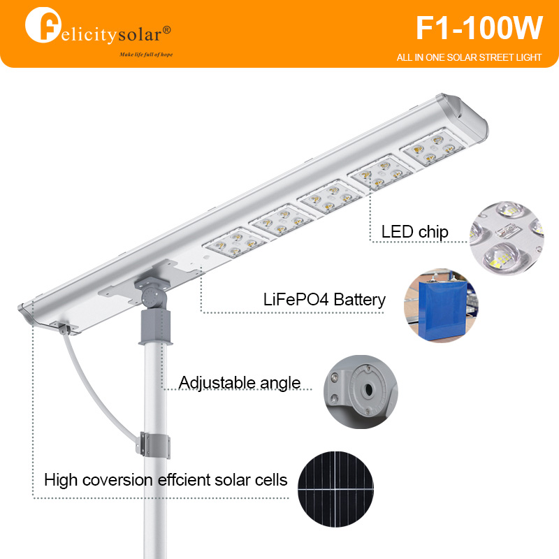 solar street light with pole price