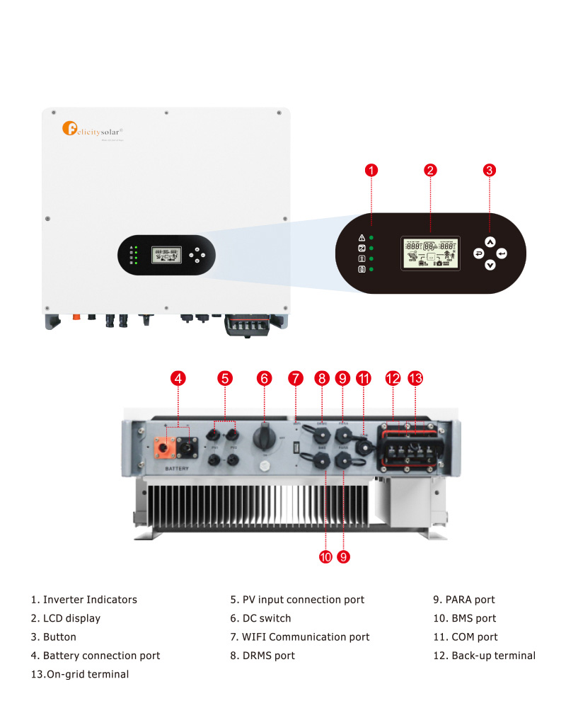 5kva on grid solar inverter