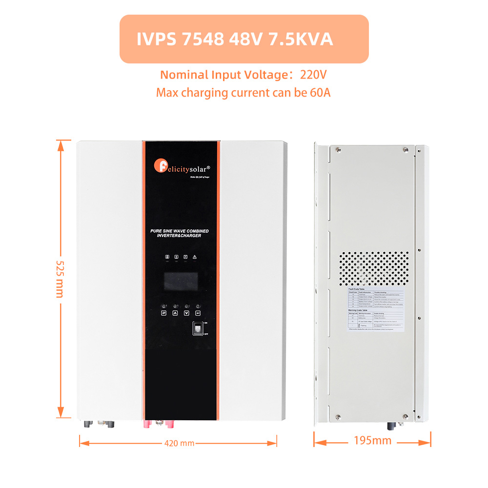 220V Output Off Grid 220V 48VDc Solar Power Generator