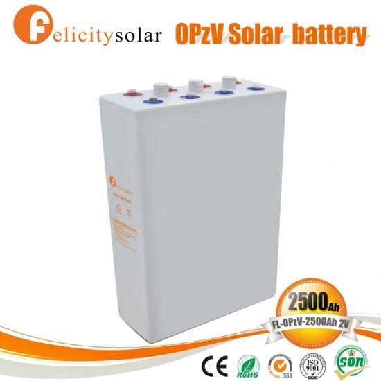 2V 2500Ah Sealed OPzV Battery Deep Cycle Power Plus Battery For Solar System