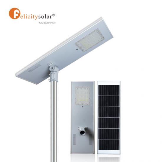 60W all in one solar panel lights outdoor street lights ip65 waterproof outdoor driveway
