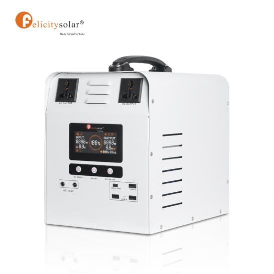 220V 1000W Portable LiFePO4 Solar Power Station
