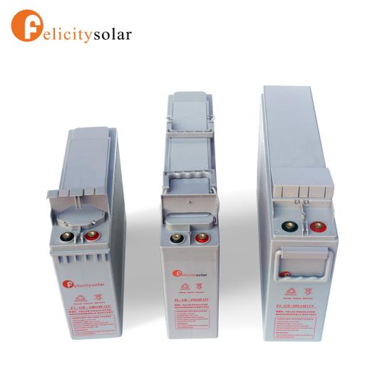 Front Terminal long year life in float service Solar Gel Battery 12V 200Ah